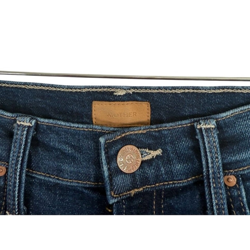 MOTHER Mid Rise Rider Flood Jeans, Size 28 - Picture 4 of 10